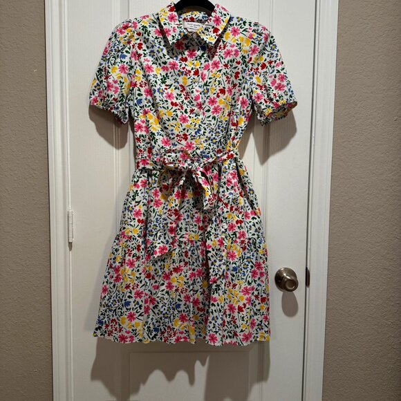 Kate Spade Spring Floral Dress - Size Large - Picture 1 of 4